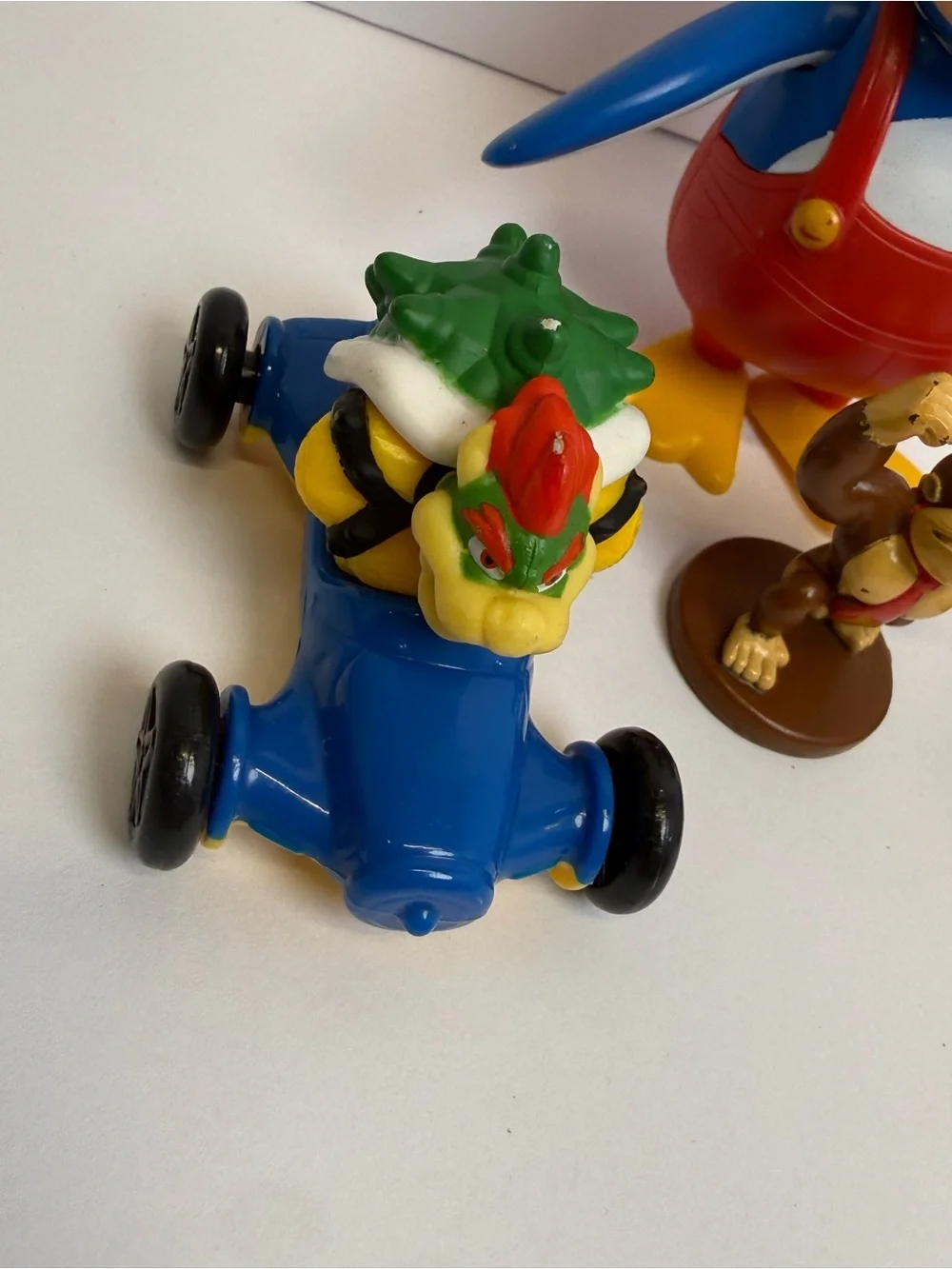 Mario Kart Hot Wheels Donkey Kong Figure Lot Peach Monopoly McDonald’s Jakks